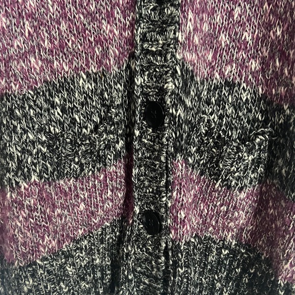 Mudd Cardigan - Black and Purple 🖤💜 - Picture 4 of 6